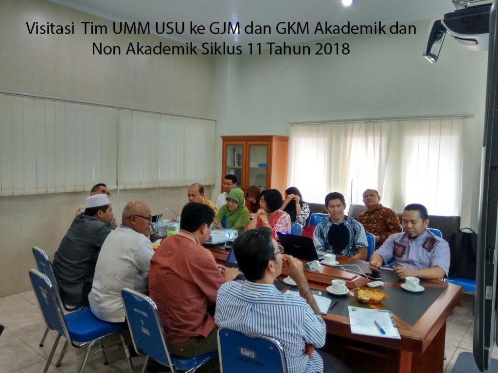 Visitasi Tim UMM USU ke GJM dan GKM Siklus 11 Tahun 2018